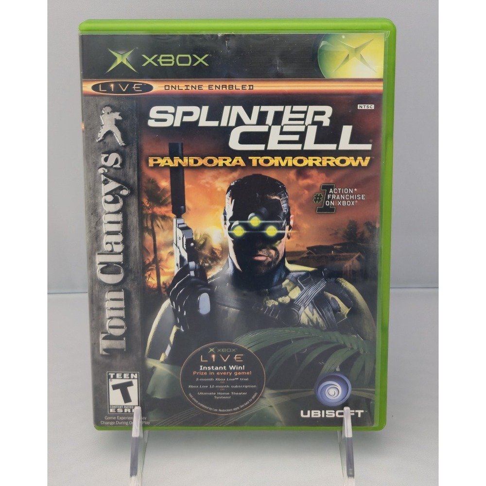 Tom Clancy's Splinter Cell Pandora Tomorrow Xbox 2004 - CIB W/ Reg Card Tested - Picture 2 of 12